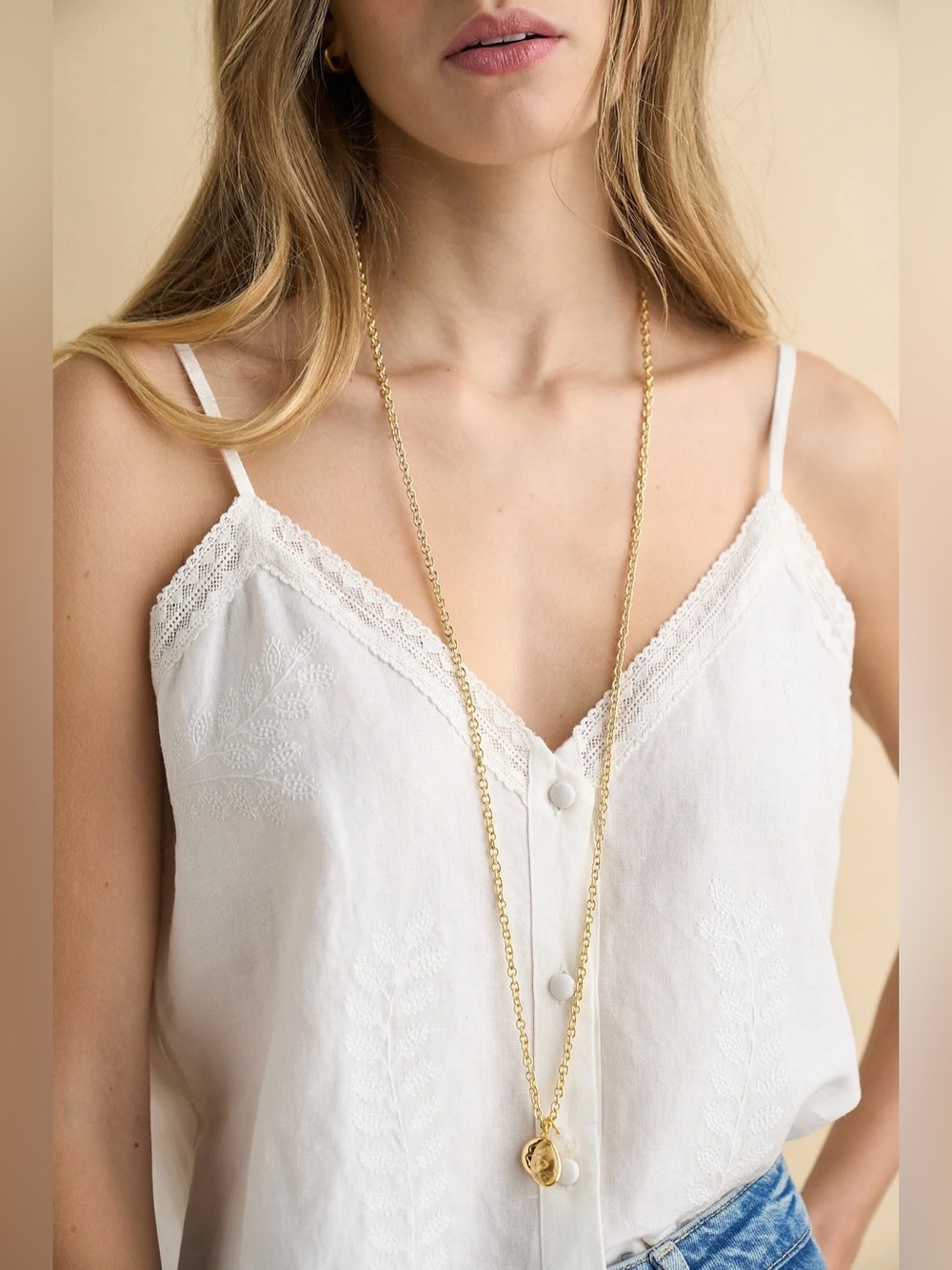 Sonmer Victoria Top White